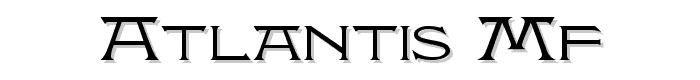 Atlantis MF font